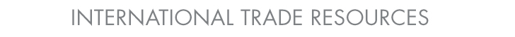 International Trade Resources